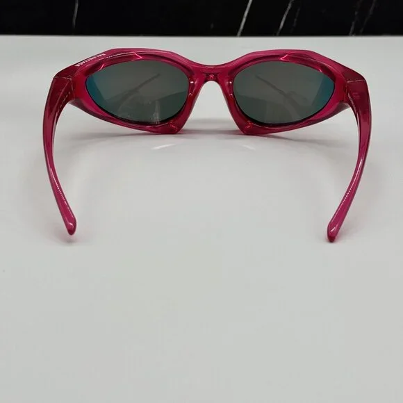 NEW BALENCIAGA SUNGLASSES RED UNISEX BALENCIAGA BB0352S 006 - Picture 6 of 9